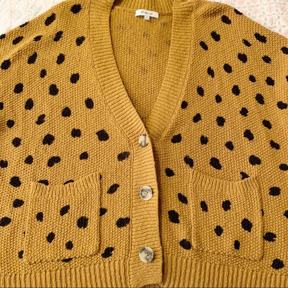 Madewell Hillview Cardigan Sweater in Painted Spots M - Picture 12 of 14